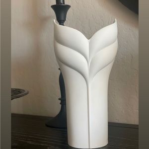 Cala Lily Rosenthal White Bisque Flower Vase Studio-Linie Germany by Uta Feyl